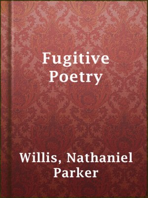 cover image of Fugitive Poetry